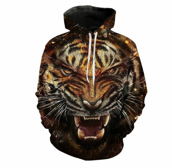 Animal King Tiger 3D Printed