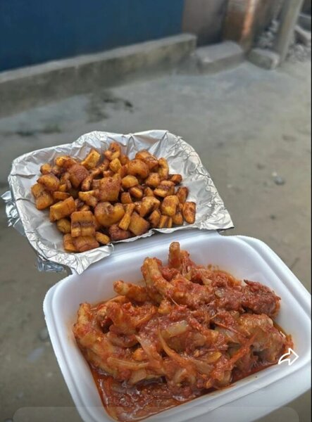 Alloco patte de poulet