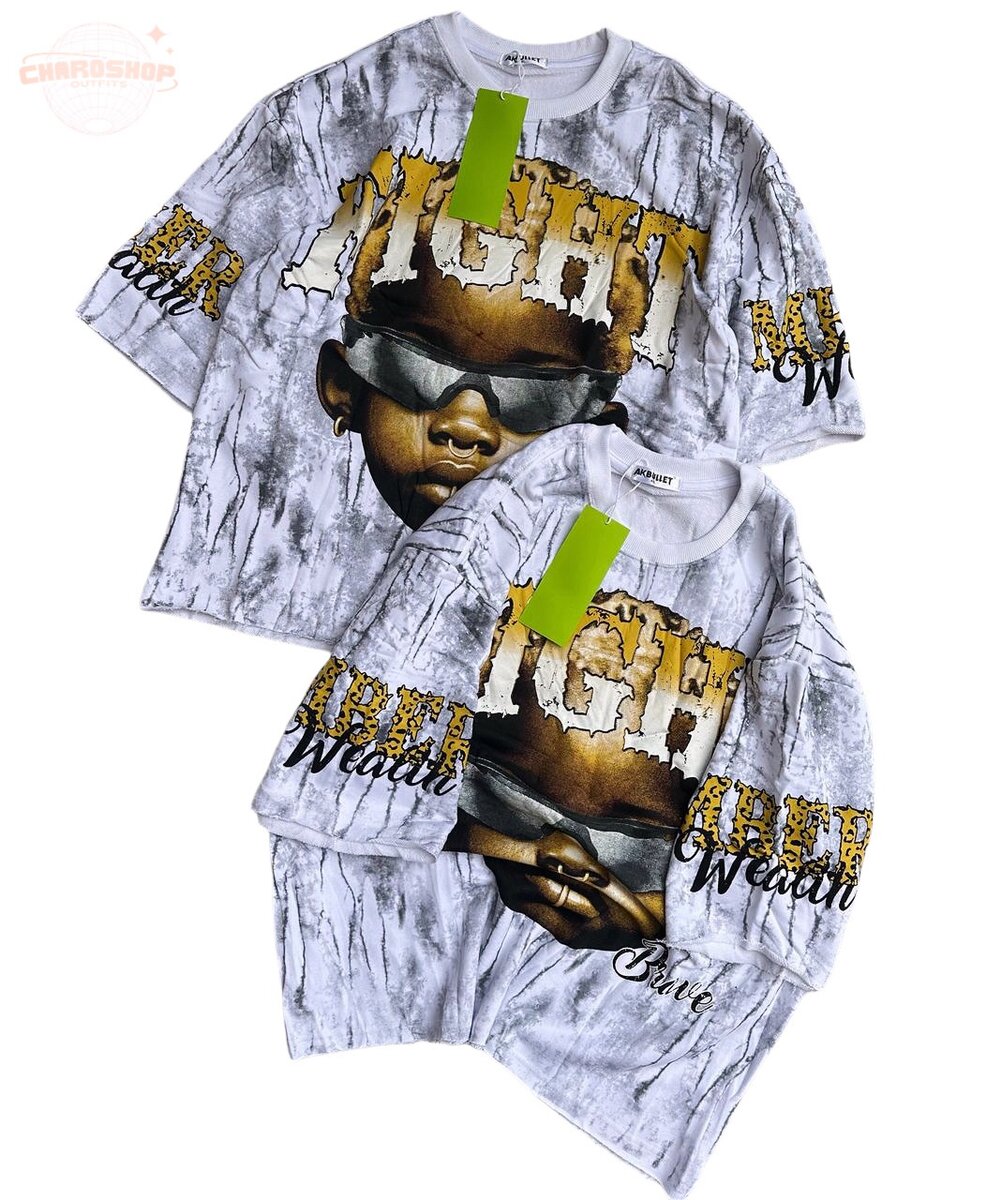 T-shirt oversize graphique