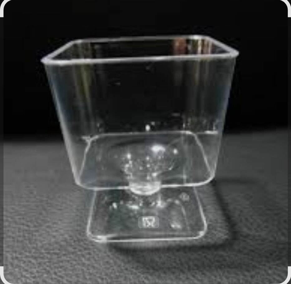 Verrines en plastique