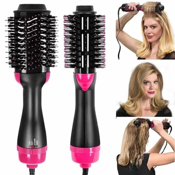 Hair dryer brush