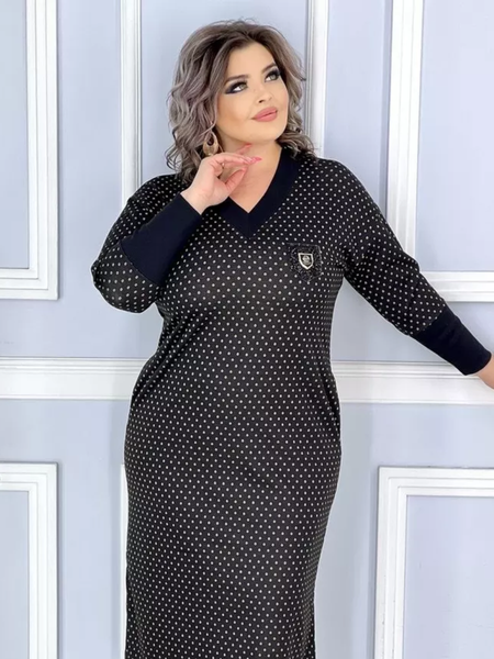 Платье трикотажное