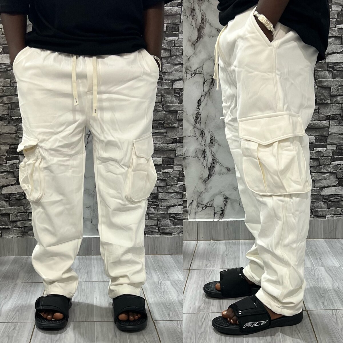 Pantalon cargo décontracté homme