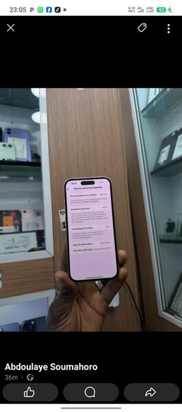 Smartphone moderne rose