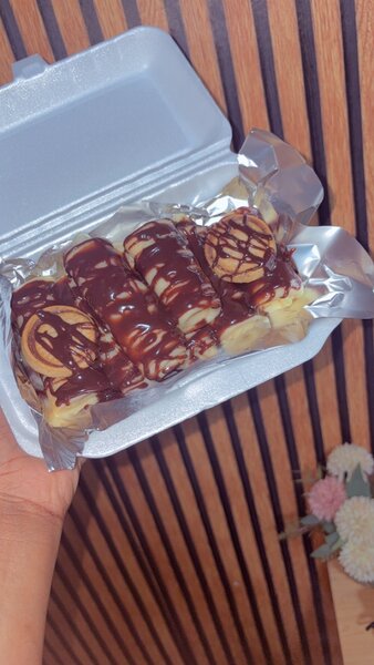 Crêpes sucrées au chocolat