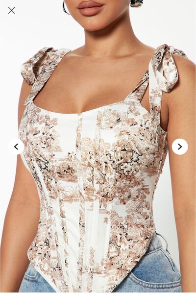 Fashionnova corset too