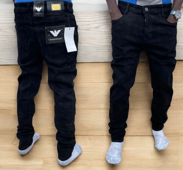 Jean noir homme stylé