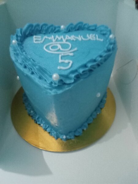 Very moist well decorated cake