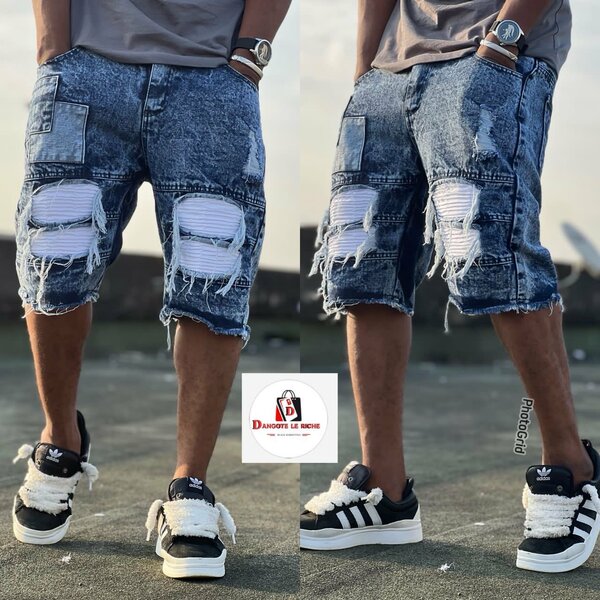 Shorts en denim déchirés tendance