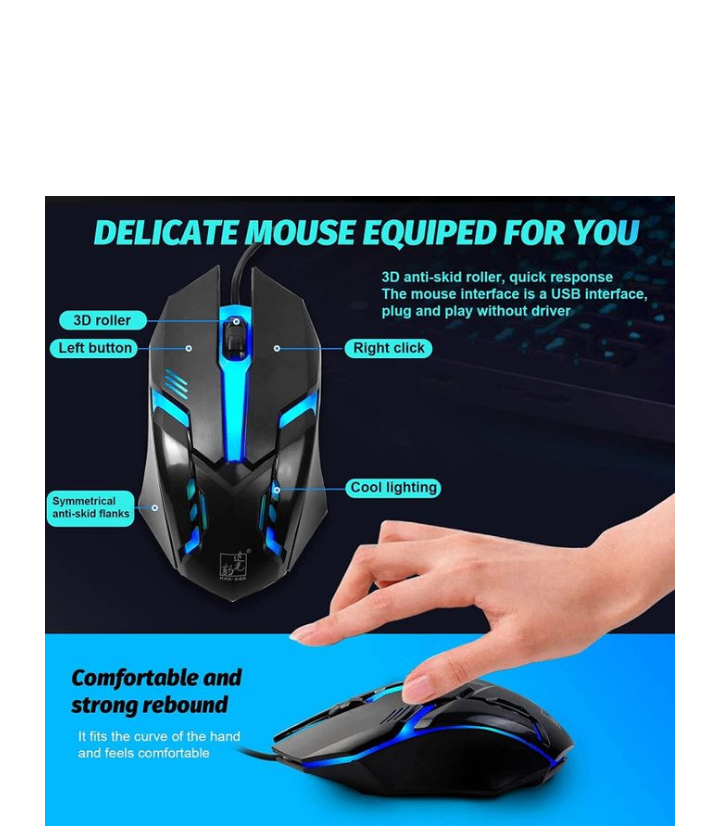 Ensemble clavier et souris RGB