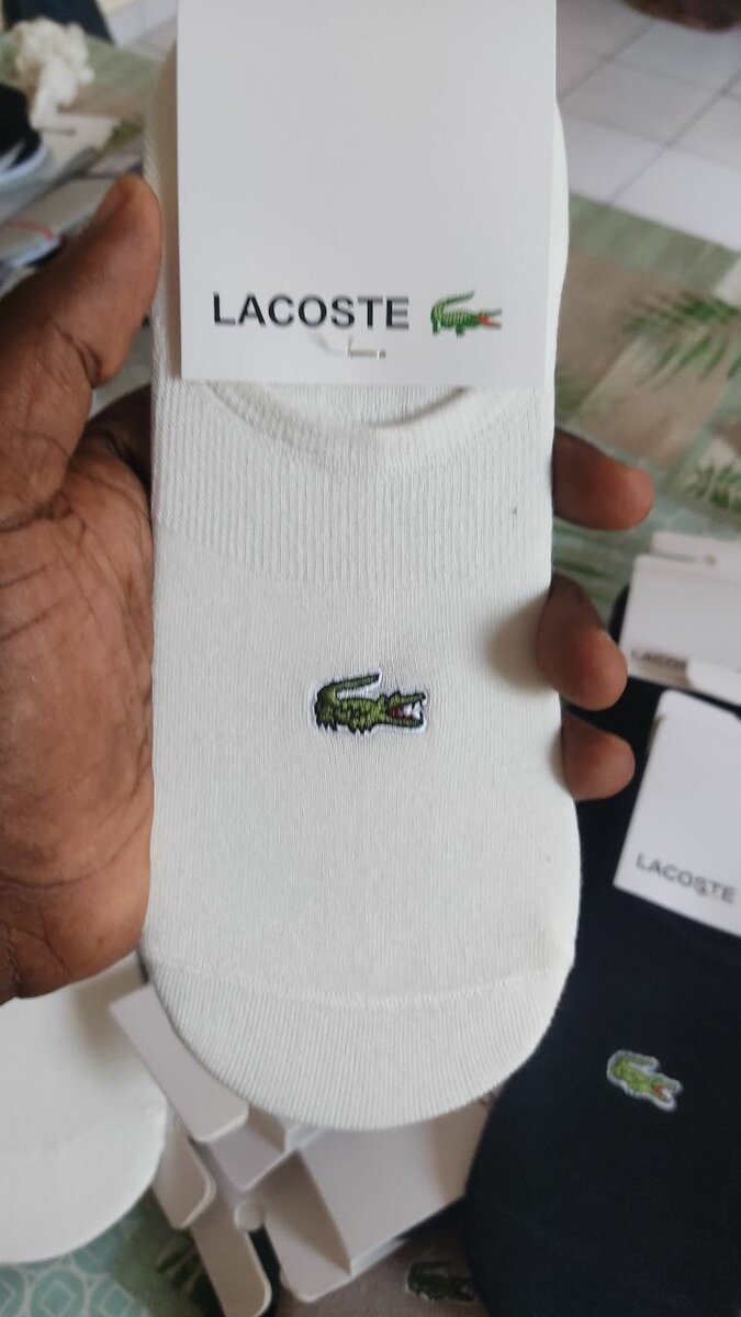 Chaussettes invisibles Lacoste
