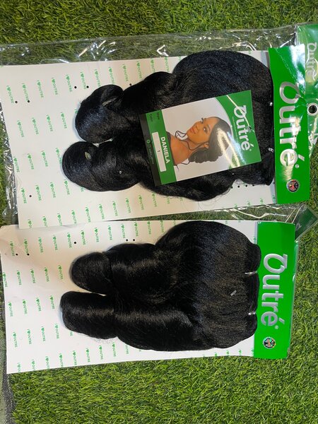 Cheveux Synthétiques Noirs