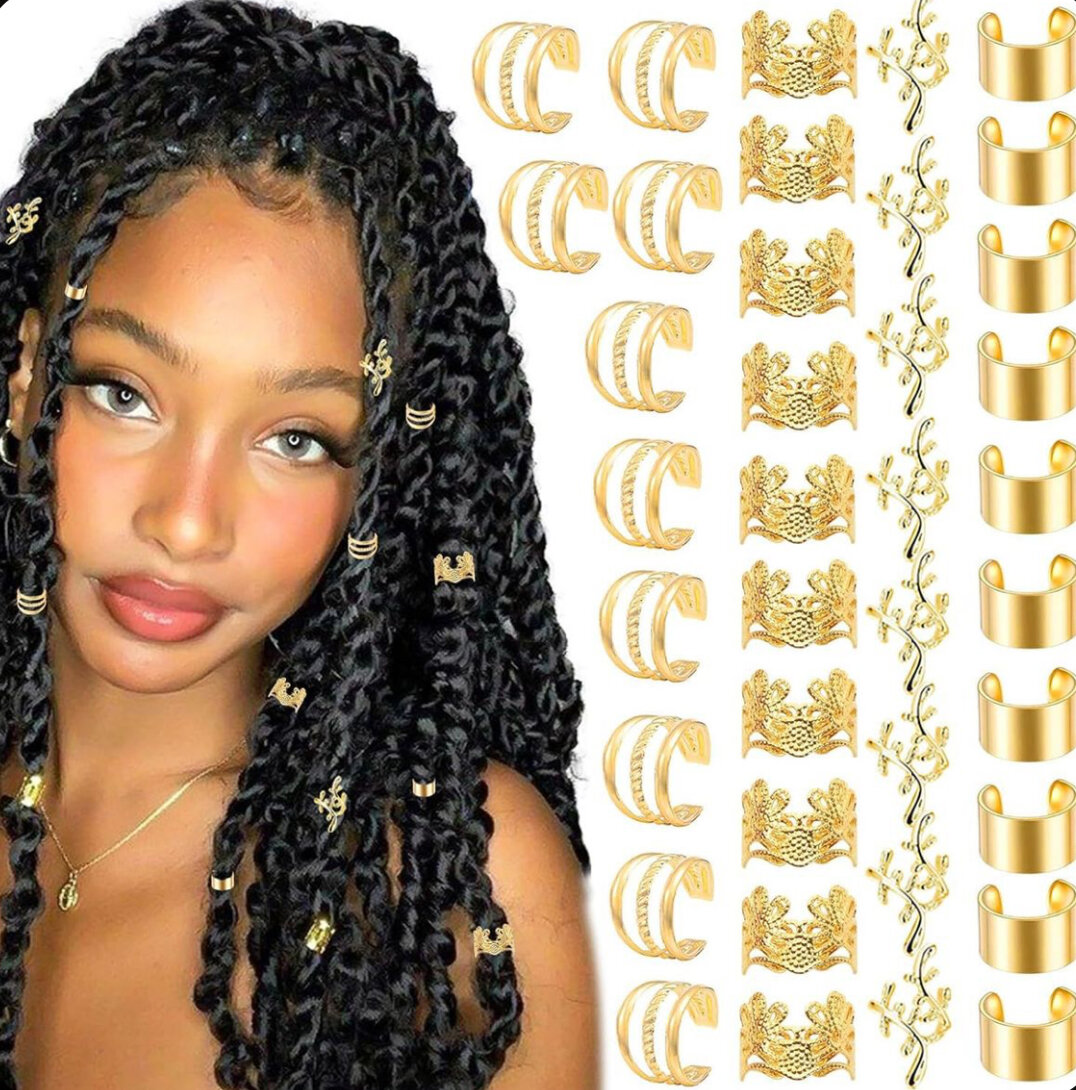 Bijoux Cheveux Bohème Colorés