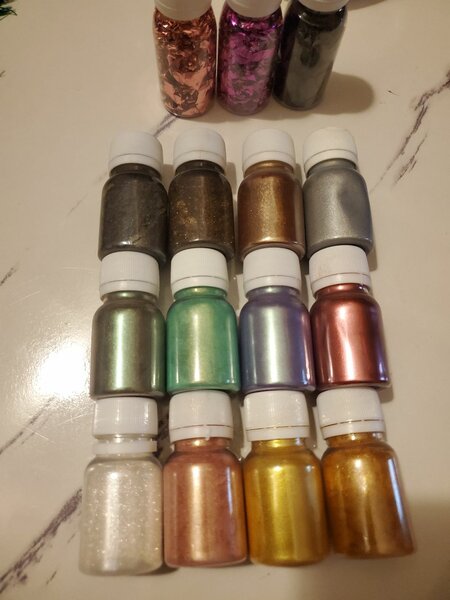 Pack 12 Colorants Pigment Mica