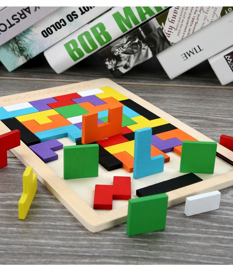 Puzzle TETRIS en bois