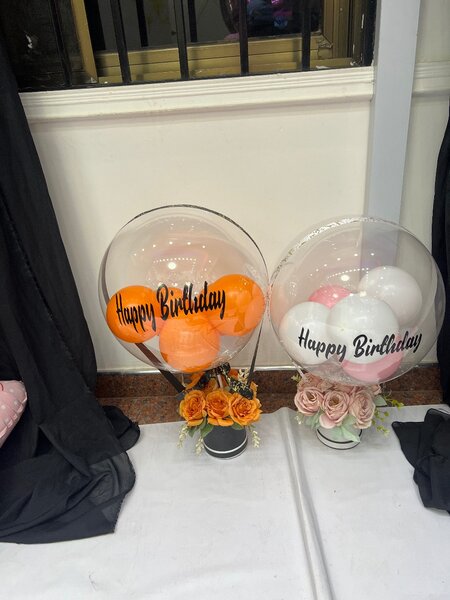 Balloon flower bouquet