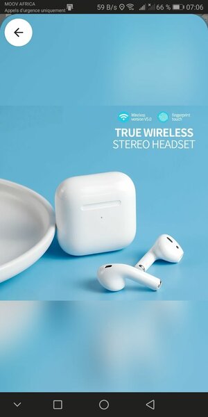 Écouteurs sans fil Bluetooth