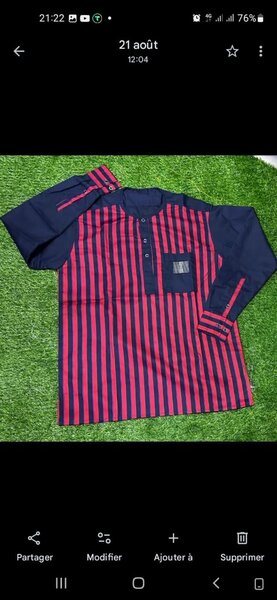 Chemise Multicolore Unisexe