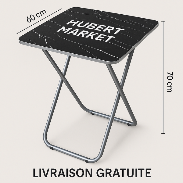 Table pliante moderne 60x70cm