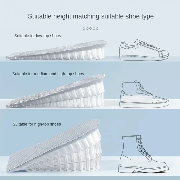 3-Layer Height Increase Gel Heel Pads