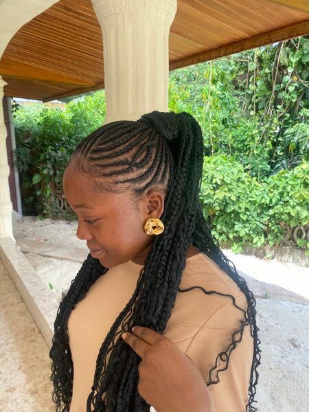 Postiche tresse longueur 30