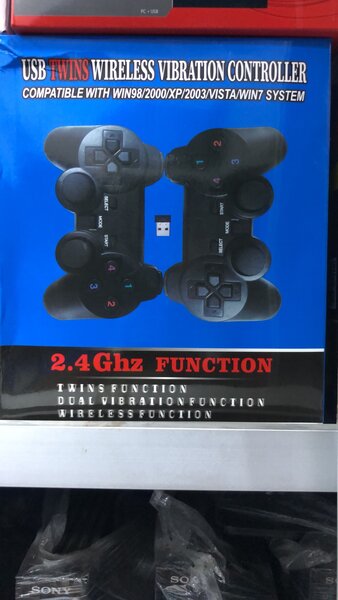 USB Twins Wireless Vibration Controller