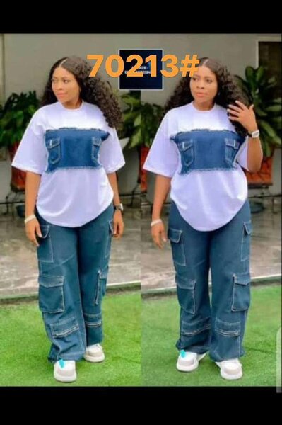 Cargo pants with a top