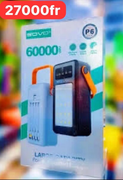 Batterie externe 80000mAh LED