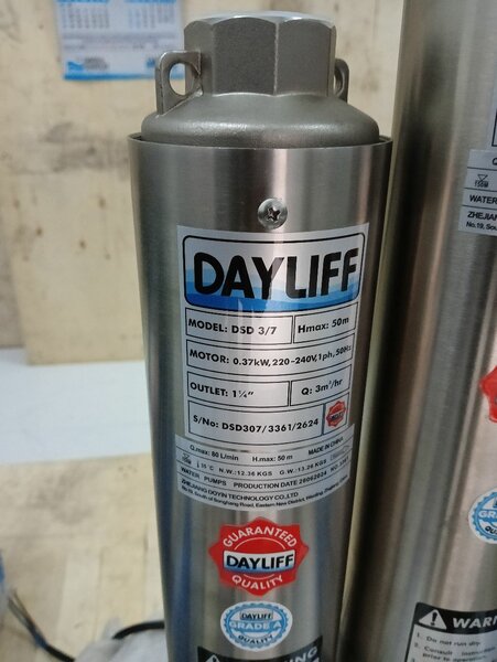 DAYLIFF DSD3/7 0.5HP SUBMERSIBLE PUMP