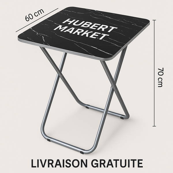 Table pliante moderne 60x70cm