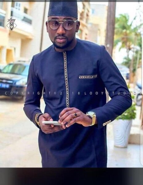 tunique homme en deux pièces  et trois pièces