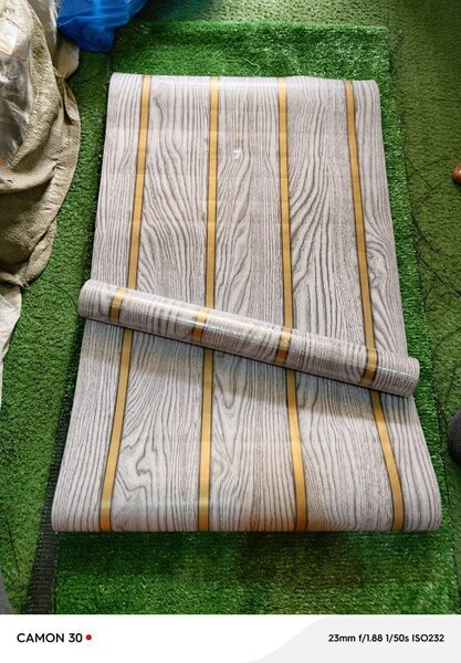 Papier peint imitation bois