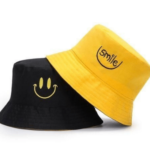 Chapeaux bob avec broderie