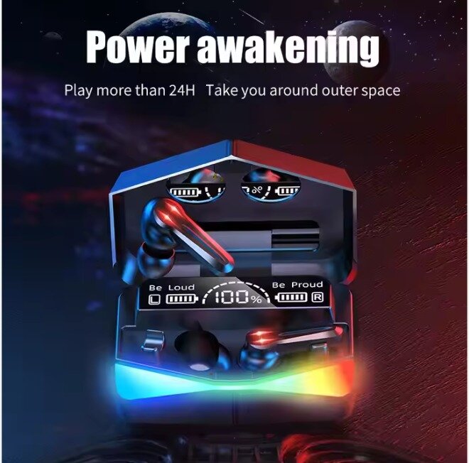 Écouteurs Bluetooth Gamer RGB