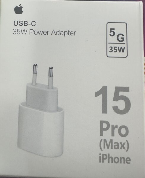 IPhone 15 Série Chargeur Power Adapter 35W USB-C