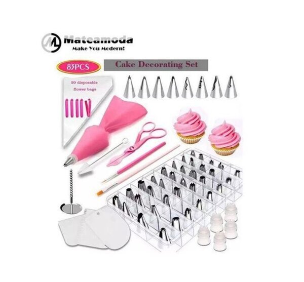 Set de décoration gâteau 83 pièces