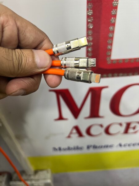 3 in 1 Metal cable with light  good price