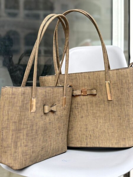 Lot de 2 sacs à main en toile