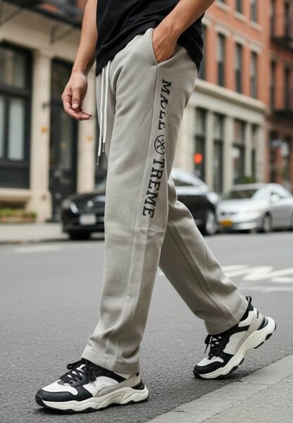 Pantalon de jogging gris homme