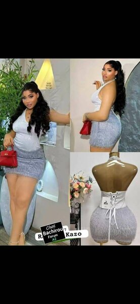 Jupe moulante grise chic