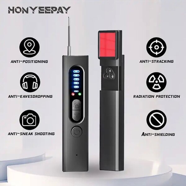 Spy camera & mic detector & anti theft alarm