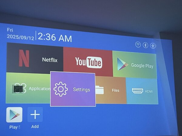 Projecteur Ultra HD avec Jeux
