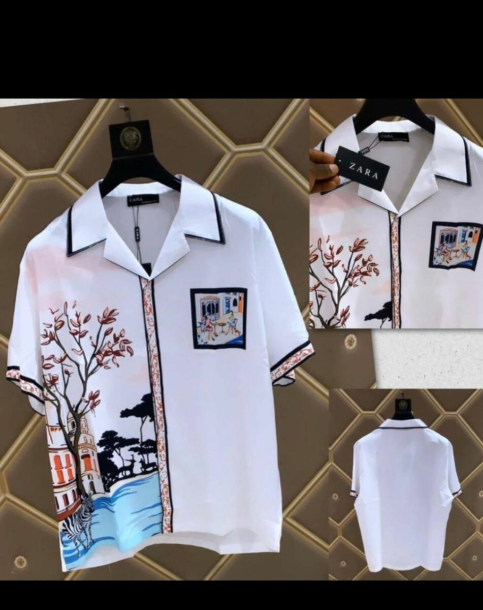 Chemises hawaïennes imprimées