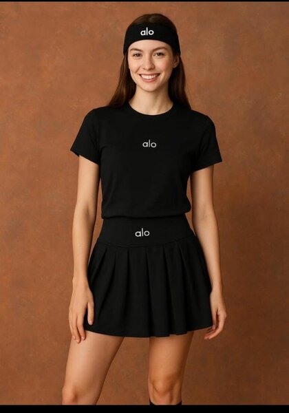 Ensemble sportif noir pour femme