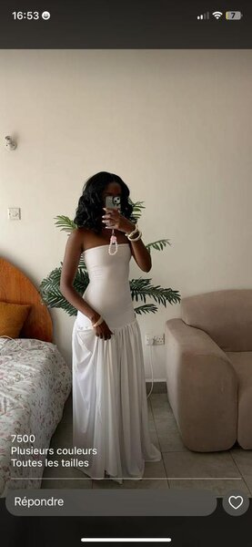 Robe longue élégante femme