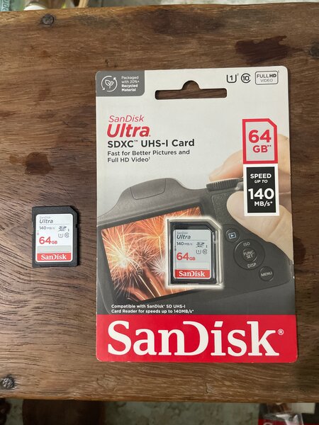 SanDisk 64GB SDXC Memory Card