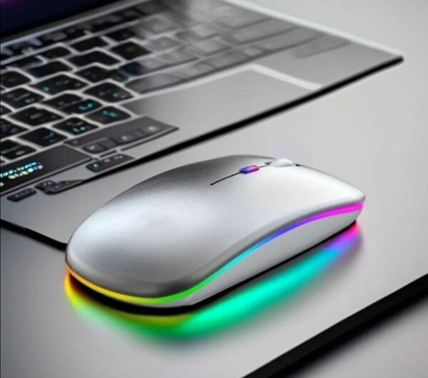 Souris sans fil LED rechargeable