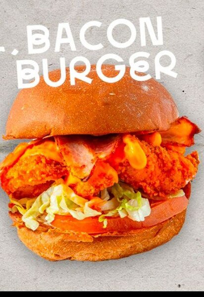 Crispy Chicken Bacon Burger