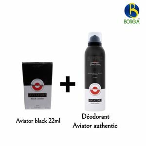 Aviator Black + Déo Aviator Authentic