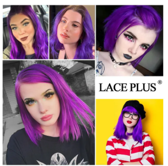 Hair Extensions Clip In Neon Hair Extension Hairpieces Party Highlights Synthetic Halloween Hair Accessories Colored Straight Extension Clip Ins for Kids Girls 22" 1pcs